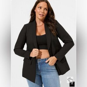 Studio Refined Crepe Classic Blazer